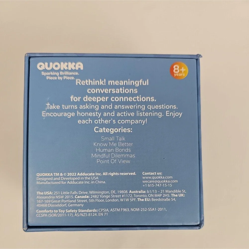 Quokka Rethink Universal Conversation Starters Card Deck
